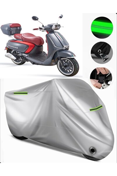 MotoEN Bisan Rival Compatible Motorcycle Tarpaulin Premium (Lock Compatible)-...