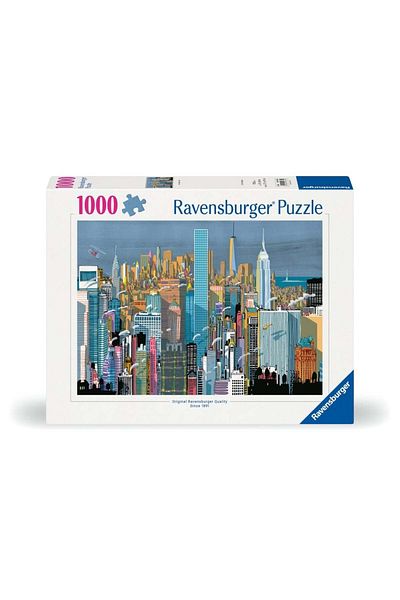 RAVENSBURGER - Puzzle Cladiri Din New York 1000 Pieces