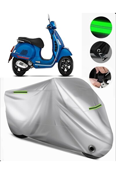 MotoEN غطاء فيسبا GT 200 المتوافق مع القماش المشمع للدراجات النارية (متوافق م...