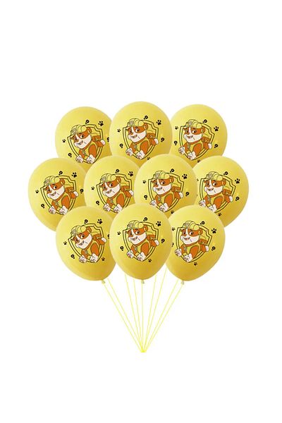 Choice set 11-10pcs Paw Dog Patrol Cartoon Balloons Marshall Chase Skye Everest 12inch Latex Globlos Toys C