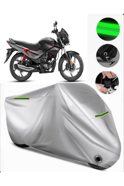 MotoEN Hero Glamour Compatible Motorcycle Tarpaulin Premium (Lock Compatible)...