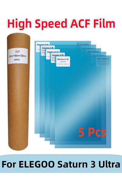 Choice 290x195x0.3mm 5pcs 5Pcs ACF Film 10 Inch 290*195mm for Saturn 3 Ultra Saturn 4 Ultra 12K 0.3mm UV Re