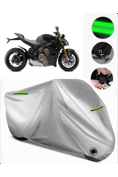 MotoEN Ducati Streetfighter V4 S Rear Bag Compatible Premium Motorcycle Tarpa...
