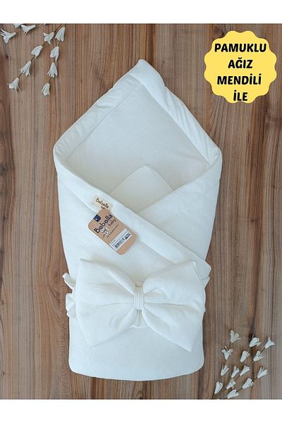 Bebella 100% Cotton Baby Blanket for Girls and Boys Outer Swaddle Hospital Outlet Bbl65003