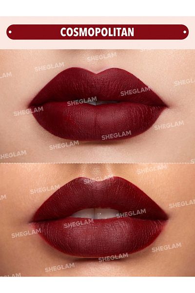 SHEGLAM Matte Allure Liquid Lipstick, Cosmopolitan