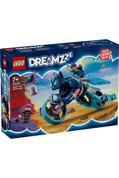 LEGO Set LEGO DREAMZzz - Motocicleta-pisica a lui Zoey (71479)