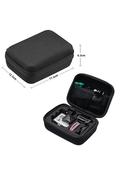 EXSKOF Small bag Carrying Case Protective Storage Bag For GoPro Hero 13 12 11 10 9 8 7 6 5 4 SJCAM AKASO DJ