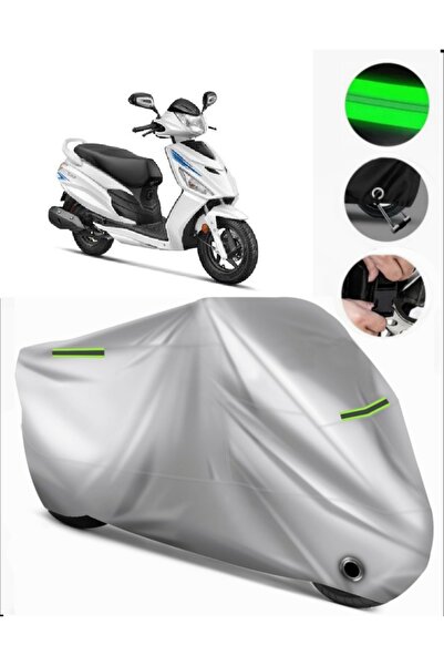 MotoEN Hero Dash 110I Compatible Motorcycle Tarpaulin Premium (Lock Compatibl...