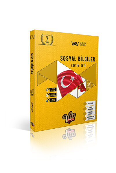 vip yayınları Vip 7. Sınıf Sosyal Bilgiler Eğitim Seti