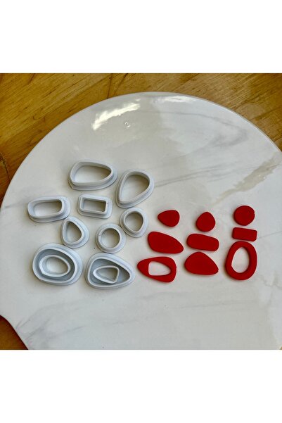 Polymer Clay Amorphous Earring Mold