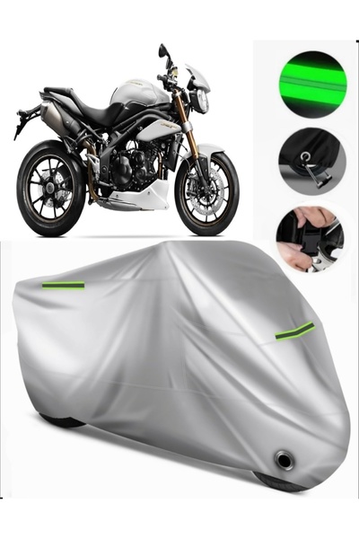 MotoEN Triumph Speed ​​Triple Compatible Motorcycle Tarpaulin Premium (Lock C...