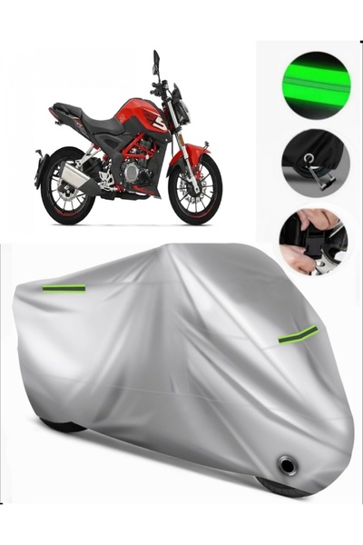 MotoEN Benelli Tnt 25 Rear Bag Compatible Premium Motorcycle Tarpaulin (Lock ...