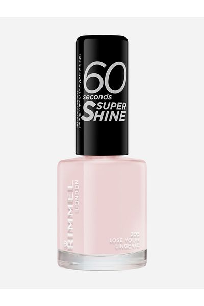Rimmel طلاء أظافر 60 Seconds Super Shine، 203 Lose Your Lingerie، 8 مل - 0.25 أونصة سائلة