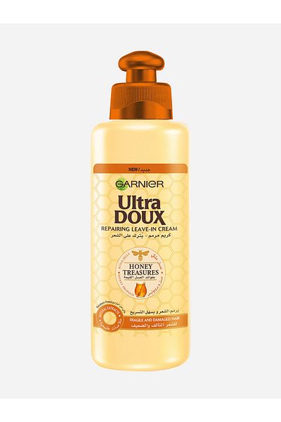 Garnier كريم إصلاح الشعر من ألترا دوكس هوني تريجرز، 200 مل