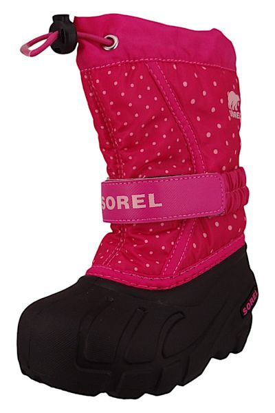 Sorel Kinder Stiefel Winterschuhe Flurry Print 2114092 Rosa 650 Fuchsia mit wasserdichtem Thermogummi &