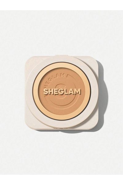 SHEGLAM Skin-Focus High Coverage Powder Foundation, Honey