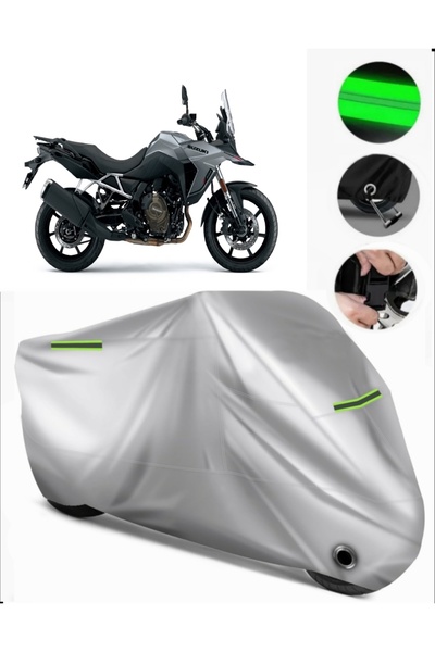 MotoEN Suzuki V-Strom 800 De Compatible Motorcycle Tarpaulin Premium (Lock Co...
