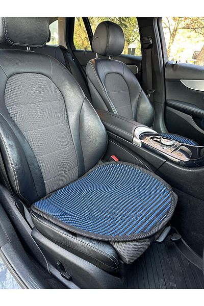 TREND Meka Part Auto Seat Protective Cover 2 Pieces Floor Mat Only Front Universal Blue Black