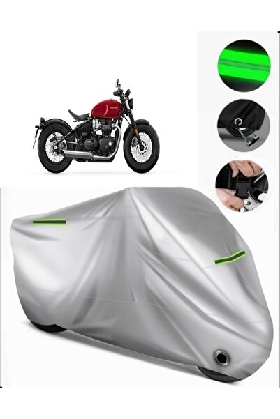 MotoEN Triumph Bonneville Bobber Compatible Motorcycle Tarpaulin Premium (Loc...