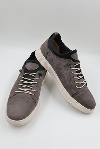 nazenintasarımlar MEN'S INNER OUTDOOR GENUINE NUBUCK AND SKIN LEATHER ULTRA COMFORTABLE FULL ORTHOPEDIC DAILY SHOES