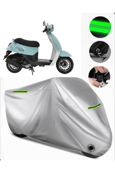 MotoEN Stmax Viva 80 Compatible Motorcycle Tarpaulin Premium (Lock Compatible...