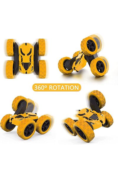 COOYA Remote Control Car,360 Degree Flips, Double Sided Rotating 4WD 2.4Ghz Outdoor