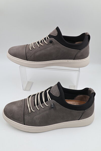 nazenintasarımlar MEN'S INNER OUTDOOR GENUINE NUBUCK AND SKIN LEATHER ULTRA COMFORTABLE FULL ORTHOPEDIC DAILY SHOES