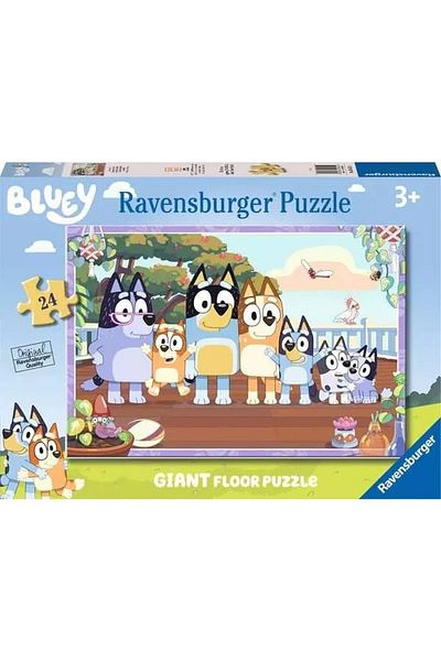 RAVENSBURGER - Large Bluey floor puzzle 24 pieces
