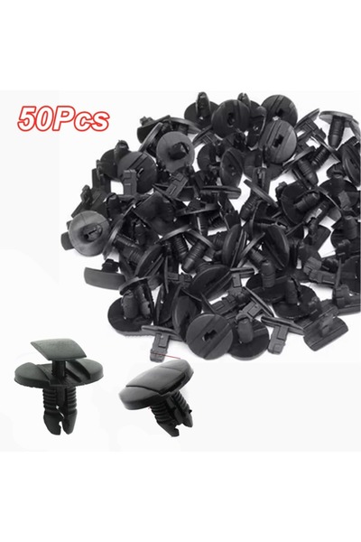 Choice 50pcs 8mm Auto Fastener Clips for Peugeot Citroen Bumper Rivet Fender ...