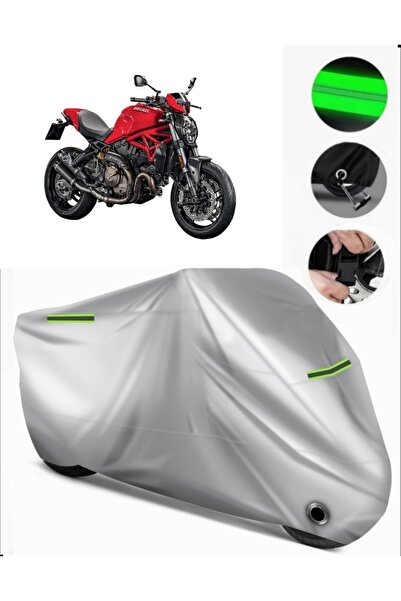 MotoEN Ducati Monster 821 Compatible Motorcycle Tarpaulin Premium (Lock Compa...