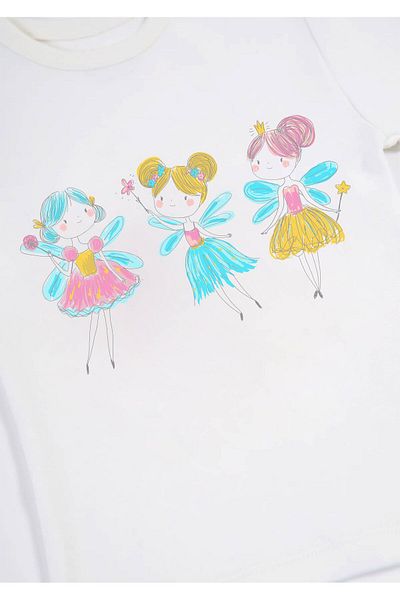 Messido 100% βαμβάκι, 3 Fairy Prints - Άνετο και απαλό σετ παιδικών πιτζάμες (1-5 ετών)