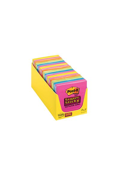 Post-it Post-it® Super Sticky Notes 654-SSMPDQ, 100% PEFC, SGSCH-PEFC-COC-110078