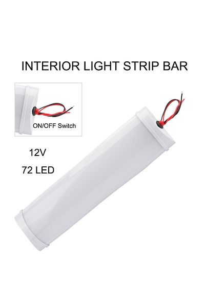 AINYSZIN For Lorry Truck Camper Ship Reading Lamp Indoor Ceiling Lights Car Interior Led Light Bar 12V 10W...