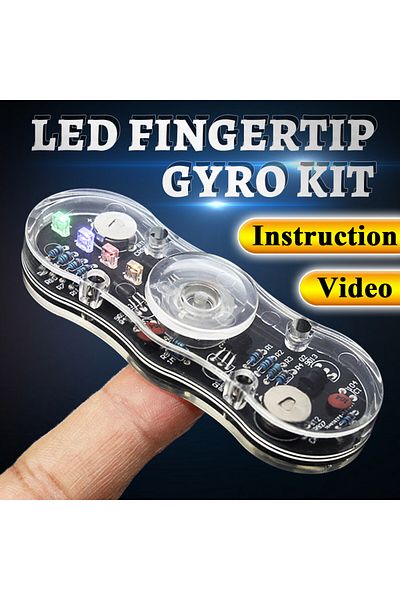 Choice Diy Led Fidget Top Assembly Finger Rotate Toy Soldering Project Practice Solder Colour Light Diy ...