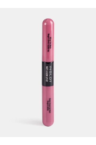 INGLOT مجموعة أحمر الشفاه غير اللامع والمتوهج، 02