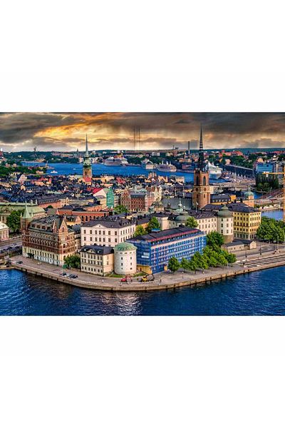 RAVENSBURGER - Puzzle Stockholm Suedia 1000 pieces design nou