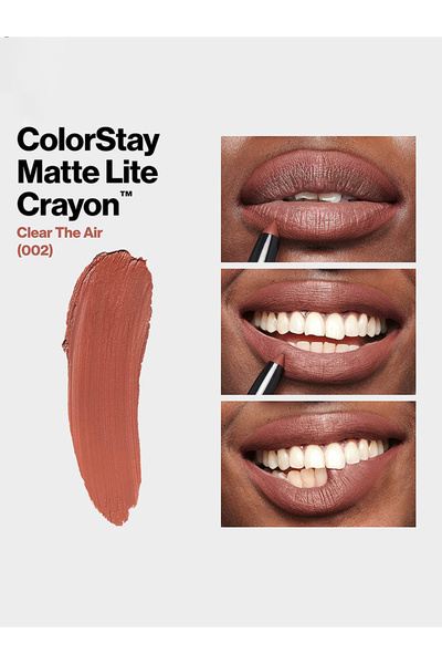 Revlon Colorstay Matte Lite Crayon Lipstick, Clear The Air