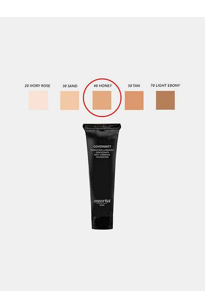 ESSENTİAL Matte Liquid Foundation, 40 Honey 30ML