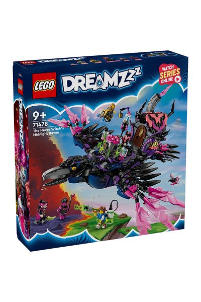 LEGO Set LEGO DREAMZzz - Corbul de la miezul noptii al vrajitoarei din Never (71478)