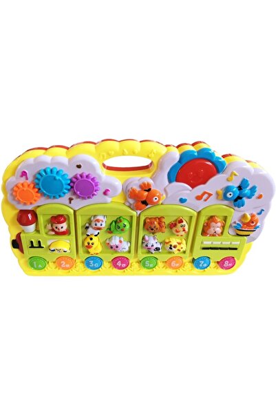 Salamandra Jucarie trenuletul muzical cu sunete, melodii si luminita Animal World