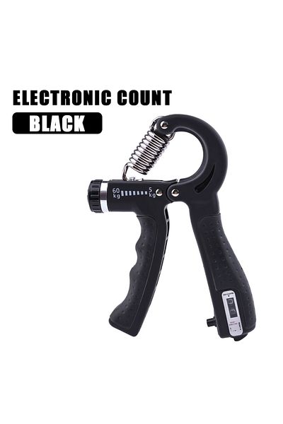 Choice Count-BLACK 5-60Kg Heavy Gripper Fitness Hand Exerciser Grip Wrist Training Finger Pinch Expander Gr