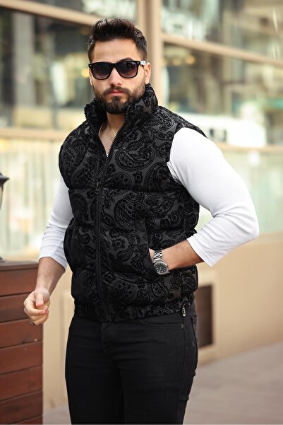 RHONES Чоловічий жилет з флоковим принтом