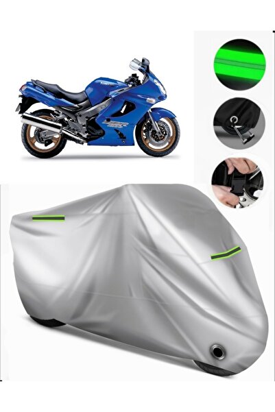 MotoEN Kawasaki Zzr 1200 Rear Bag Compatible Premium Motorcycle Tarpaulin (Lo...