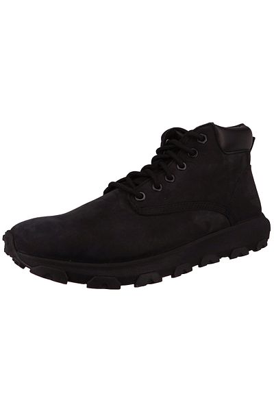 Timberland Herren Sportliche Halbschuhe Winsor Park TB0A5Y6W001 Schwarz Black Nubuck Leder mit GreenStride? Gu