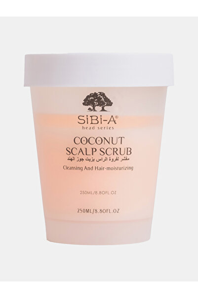 SiBi-A مقشر جوز الهند لفروة الرأس لتنظيف وترطيب الشعر 250 مل