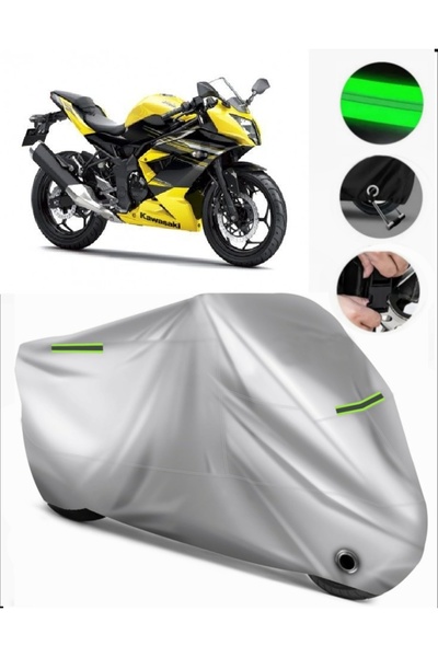 MotoEN Kawasaki Ninja 250Sl Compatible Motorcycle Tarpaulin Premium (Lock Com...