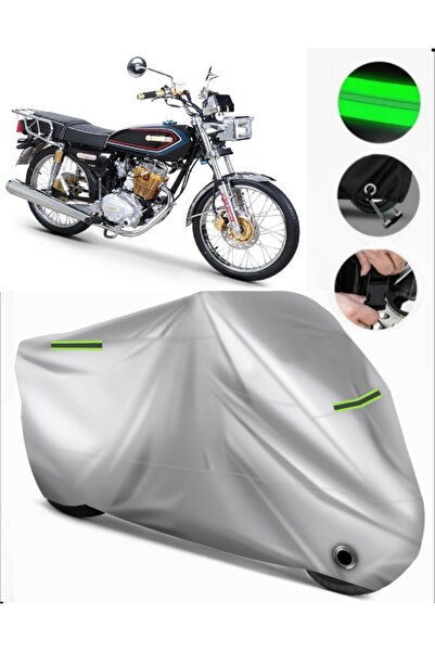MotoEN Kuba Cg 100/Km125-6 Rear Bag Compatible Motorcycle Tarpaulin Premium (...