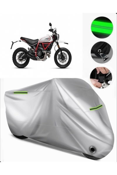 MotoEN حقيبة Ducati Scrambler Desert Sled الخلفية المتوافقة مع القماش المشمع ...