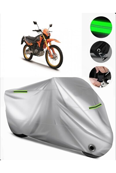 MotoEN Rks Rk200-R Compatible Motorcycle Tarpaulin Premium (Lock Compatible)-...