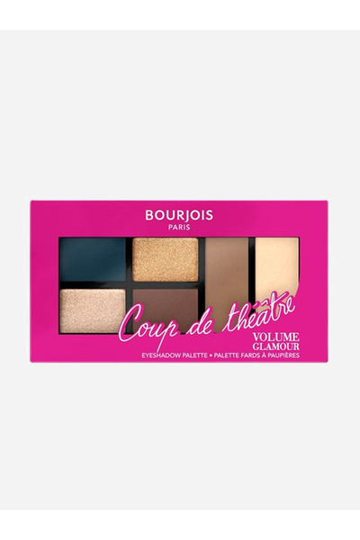 Bourjois Βόλιουμ Γκλάμορ Παλέτα Σκιών Ματιών  "Κουπ ντε Θεάτρ " 002 Τσέκι Λουκ